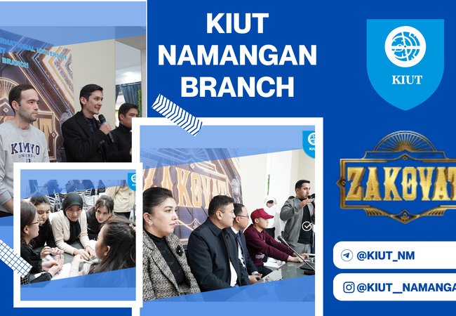 Within the framework of the "Students’ Month," the first round of the “Zakovat” intellectual games was held at the Namangan branch of the Tashkent International University of Chemistry.